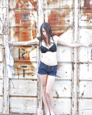 Anessa Teen Girl Shaved Outdoor Fist Double Dildo Porn Pictures XXX Photos Sex Images