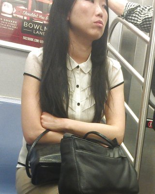 New York Subway Mädchen #12434159
