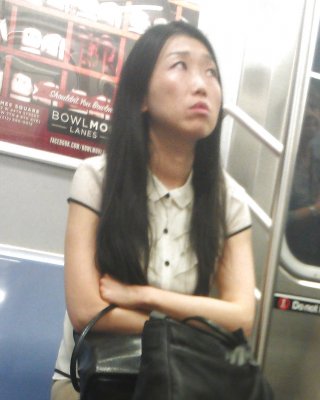 New York Subway Mädchen #12434165