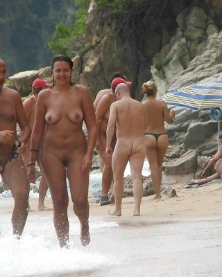 Big Tits At  Beach