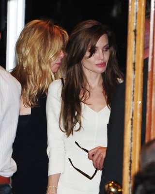 Angelina Jolie Dining Tetou Restaurant France