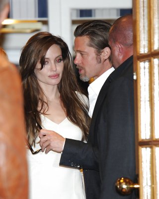 Angelina Jolie Dining Tetou Restaurant France