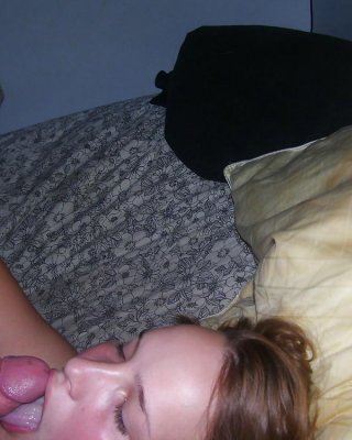 Pale Busty Redhead Gives Dorm Room Blowjob then Fucks #2735219