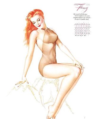 Erotic Calendar 6 - Vargas Pin-ups 1946