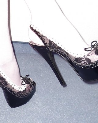 Tights and heels #13914947