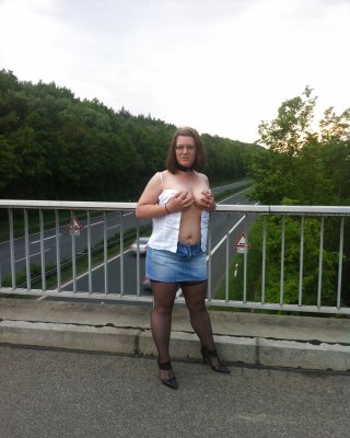 Außenaufnahmen In Den Strümpfen Und Bodystockings #15193153