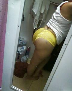My aunt posing sexy in panties #9870416