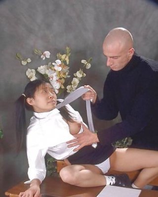 Asiatische Schülerin Und Lehrer #4198869