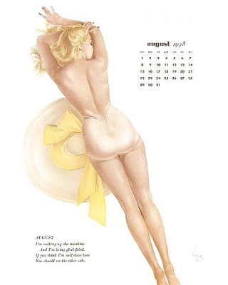 Erotic Calendar 9 - Vargas Pin-ups 1948