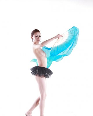 ASIAN NUDE BALLERINA STUDIO SHOTS (LL)