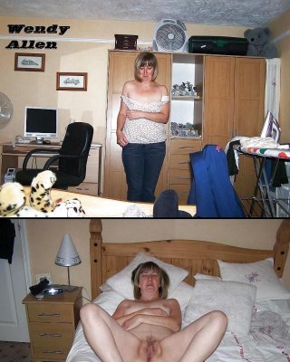 Gekleidet Und Reife MILF Entkleidet #7305224