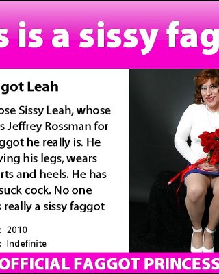 これはsissyfaggotleahです。
 #11889523