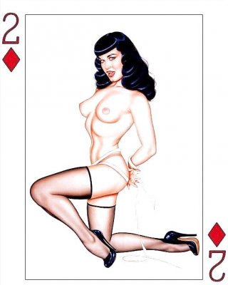 Erotic Playing Cards 6 - Betty Page For 