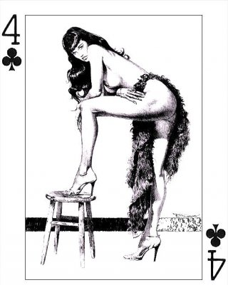 Erotic Playing Cards 6 - Betty Page For 