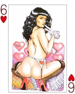 Erotic Playing Cards 6 - Betty Page For 