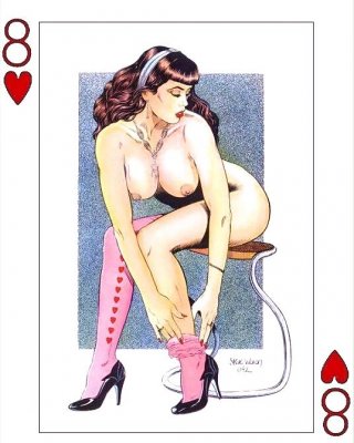 Erotic Playing Cards 6 - Betty Page For 