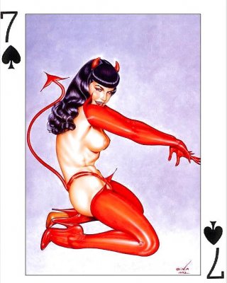 Erotic Playing Cards 6 - Betty Page For 