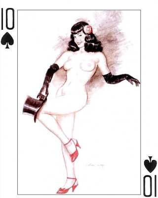 Erotic Playing Cards 6 - Betty Page For 