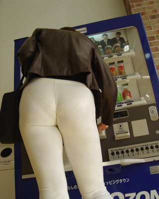 Asian In Tight Pants And Pantys