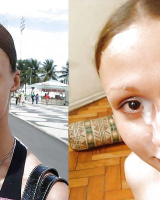 Vor Und Nach Der Mitten Ins Gesicht #18583571