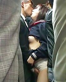 Japanese Amateur Groped And Fucked In The Train