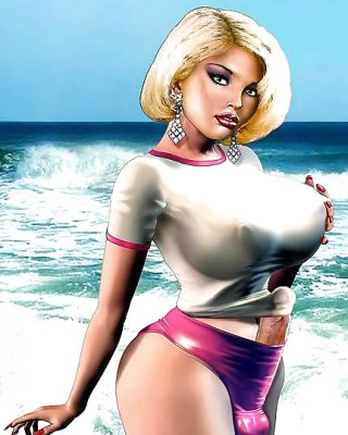 Shemale Pinup Drawings - SHEMALE ART Porn Pictures, XXX Photos, Sex Images #196881 - PICTOA