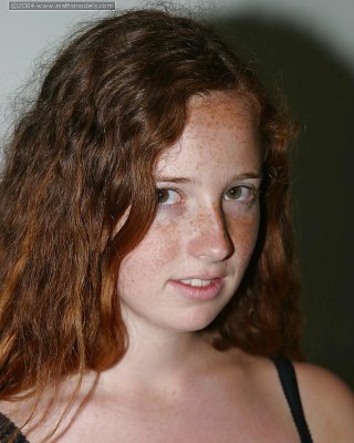 Awesome Freckled Faced Teen Babe Rachel With Nice Tits