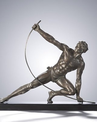 Art-Deco-Statuetten 1 - Arbeiter, Sportler, Krieger 1 #13500315