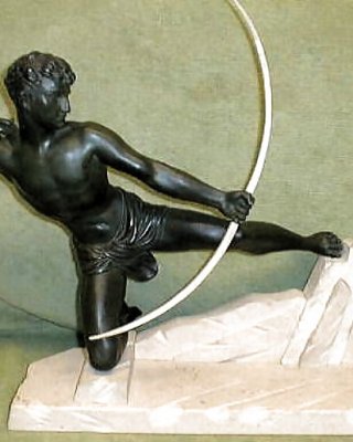Art-Deco-Statuetten 1 - Arbeiter, Sportler, Krieger 1 #13500323