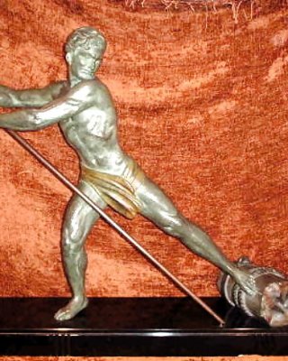 Art-Deco-Statuetten 1 - Arbeiter, Sportler, Krieger 1 #13500411