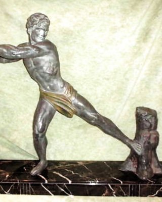 Art-Deco-Statuetten 1 - Arbeiter, Sportler, Krieger 1 #13500420
