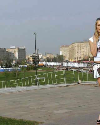 Russian Girl Walking Aroung The City,By Blondelover. #3654202