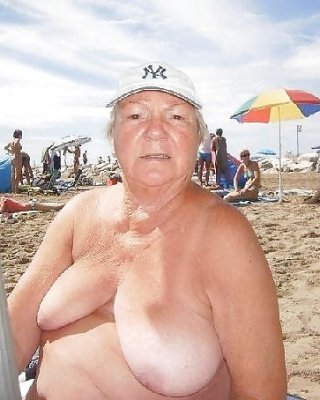 Naked Grannies On Beach