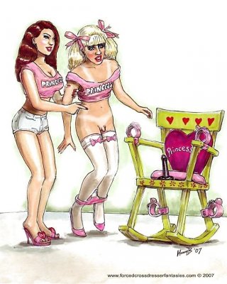 Feminization And Sissy Toons III