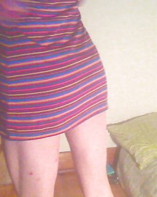 Gestreiften Sommerkleid #12381895