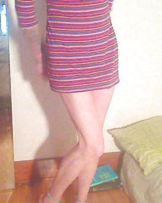 Gestreiften Sommerkleid #12381911