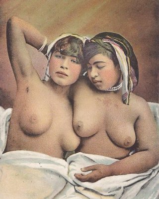 Vintage Erotic Photo Art 3 - Arabian Girls C. 1900 - 1930