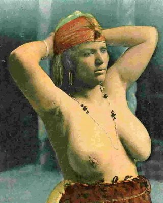 Vintage Erotic Photo Art 3 - Arabian Girls C. 1900 - 1930