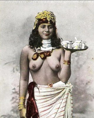 Vintage Erotic Photo Art 3 - Arabian Girls C. 1900 - 1930