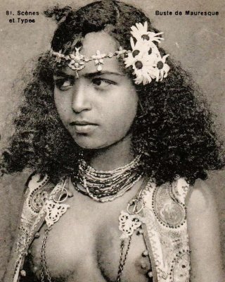 Vintage Erotic Photo Art 3 - Arabian Girls C. 1900 - 1930