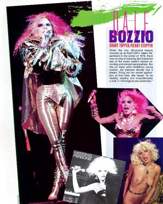Dale Bozzio Missing Persons Celeb 80's Punk New Wave NUDE #17300392