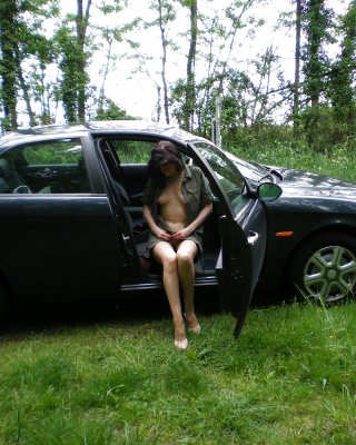 Nackte Titten Im Auto. #17380050