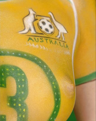 ワールドカップサッカーの女性たち-オーストリア
 #4958298