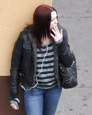 Harlem Girls in the Heat 377 New York - Smoking Teen Red #7595733