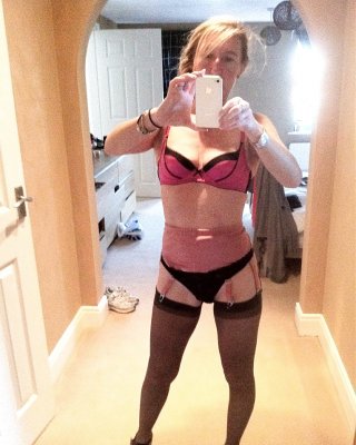 Blonde MILF In Stockings