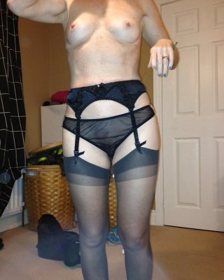 Blonde MILF In Stockings