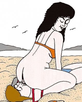 Facesitting Sitting~~POS=HEADCOMP Cartoons #13975251