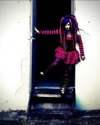 Cyber ​​Goth Mädchen # 2 #4011959