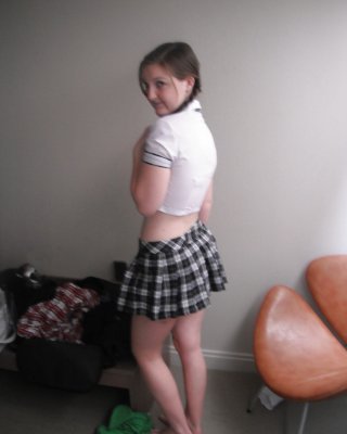 Manchester Slut In School Uniform