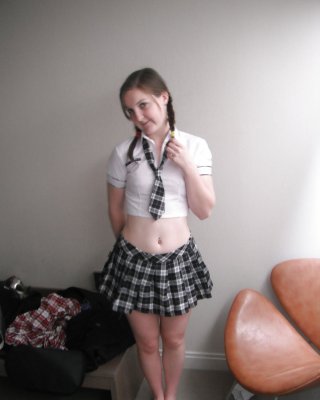 Manchester Slut In School Uniform